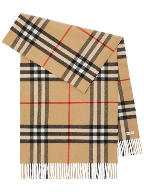 Burberry Wool Nova Check Pattern Pareo 